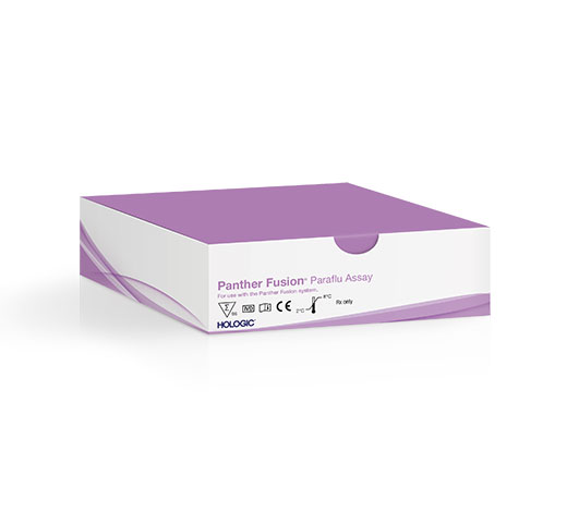 Hologic Panther Fusion® Paraflu Assay mot vit bakgrund