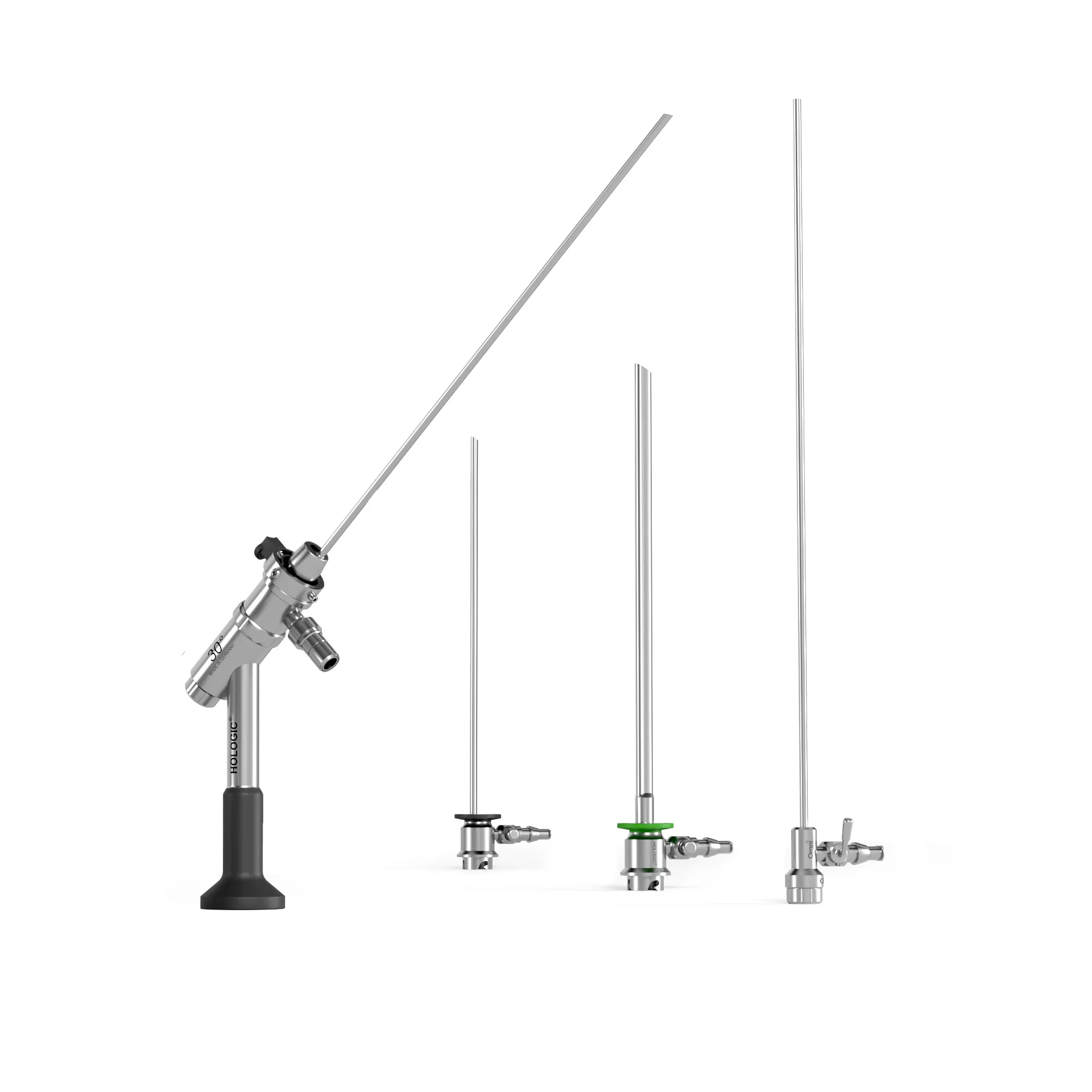 Omni hysteroskop belysningssats mot vit bakgrund