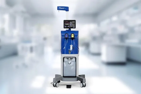 En bild på Fluent® Pro Fluid Management System i sjukhusmiljö