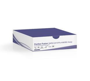 Hologic Panther Fusion® SARS-CoV-2/Flu A/B/RSV Assay mot vit bakgrund